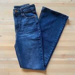 Old Navy Higher High Rise Flare Jeans 0 Medium Wash